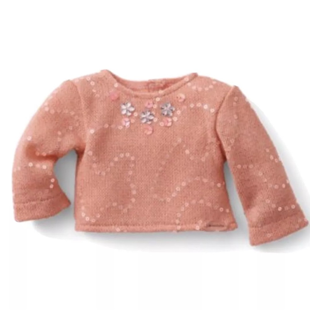 American Girl Frosty Frills Sparkle Sweater AG Fashion Show Mix & Match Holiday
